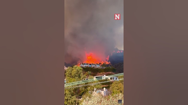 Los Angeles Fire: People Forced To Evacuate As Raging Wildfires Burns Through Homes