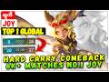 Hard Carry Comeback 6K+ Matches No.1 Joy [ Top 1 Global Joy ] ဆူကီ - Mobile Legends Emblem And Build