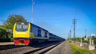 [รถไฟไทย] Freight Train NO.553 Map Ta Phut - Bua Yai Junction. Locomotive CSR SDA3 / CSR No. 5113