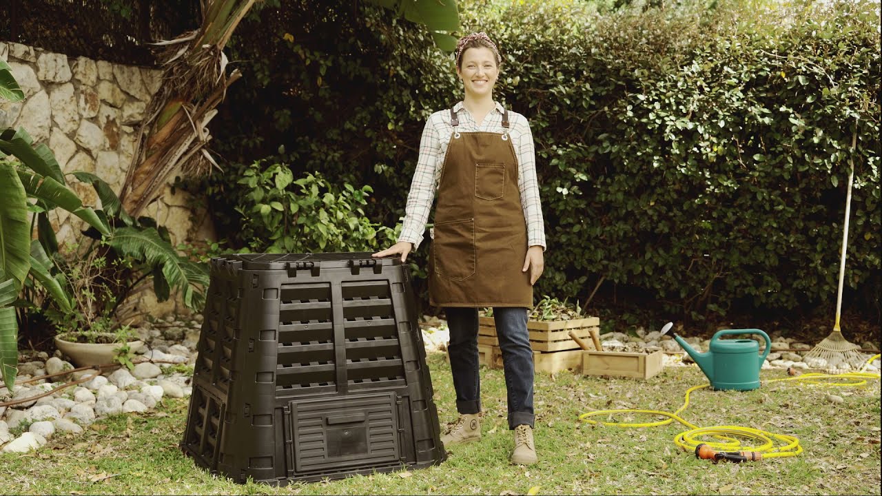 Garden Composter Bin Made from Recycled Plastic – 110 Gallons (420Lite – DF  Omer Catalog