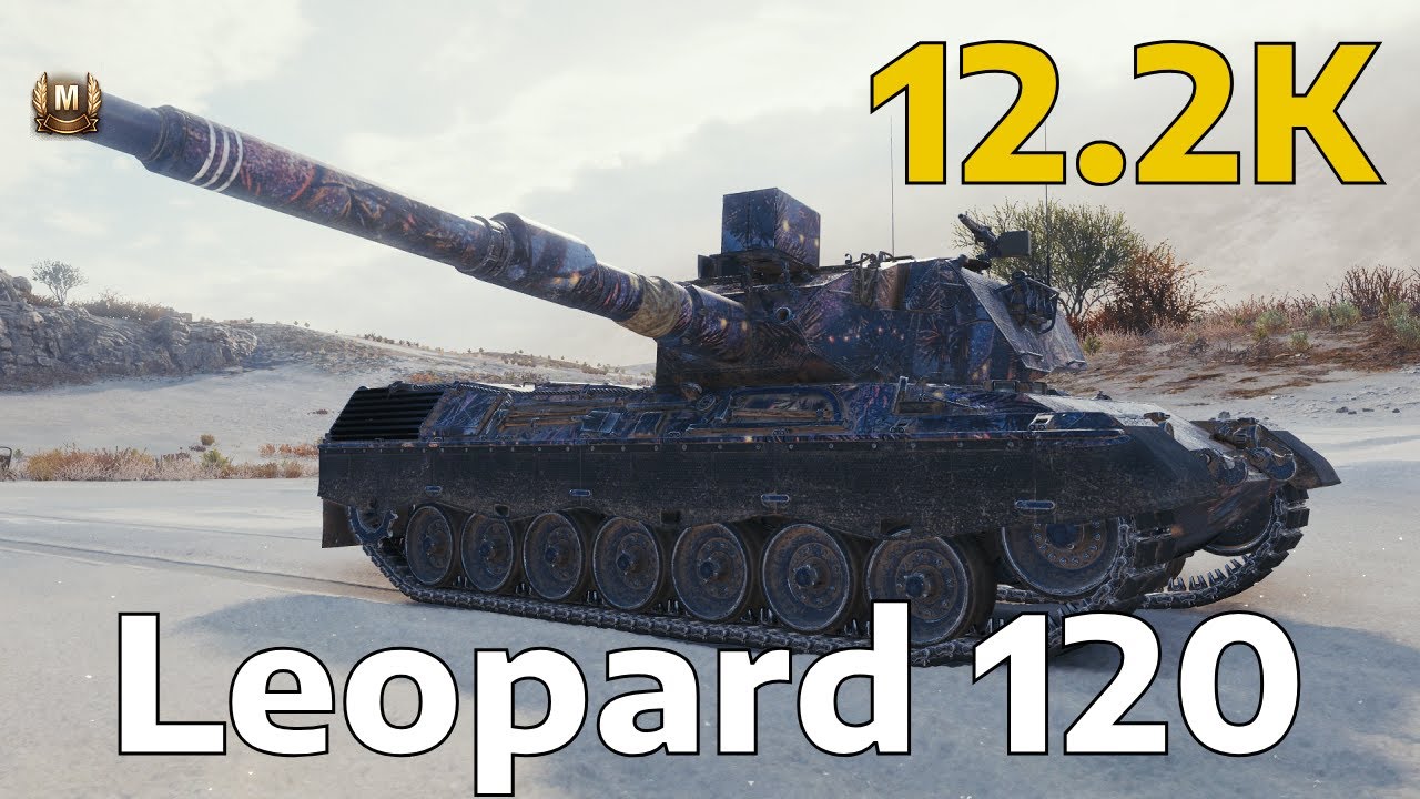 Leopard 120 • 12.276 Damage - Crazy battle • WoT Gameplay