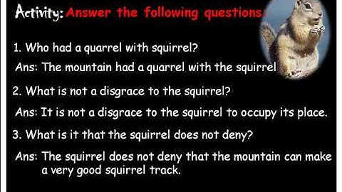 FABLE   by Ralph Waldo Emersion| CLASS X (WBBSE) Part 2