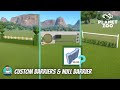 Planet Zoo: Null Barrier and Custom Habitat Barrier Tutorial | step by step guide