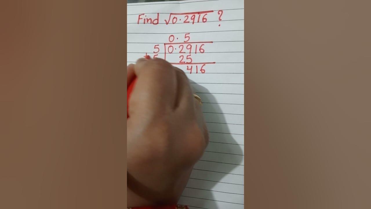 square-root-of-0-2916-youtube