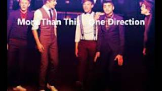 More Than This _ One Direction ( With lyrics