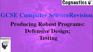 Producing Robust Programs: Defensive Design; Testing