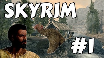 Lets play Skyrim Episode 1 - On my way to Riverwood