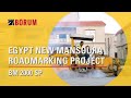 Bm 2000 sp  egypts new city roadmarking project