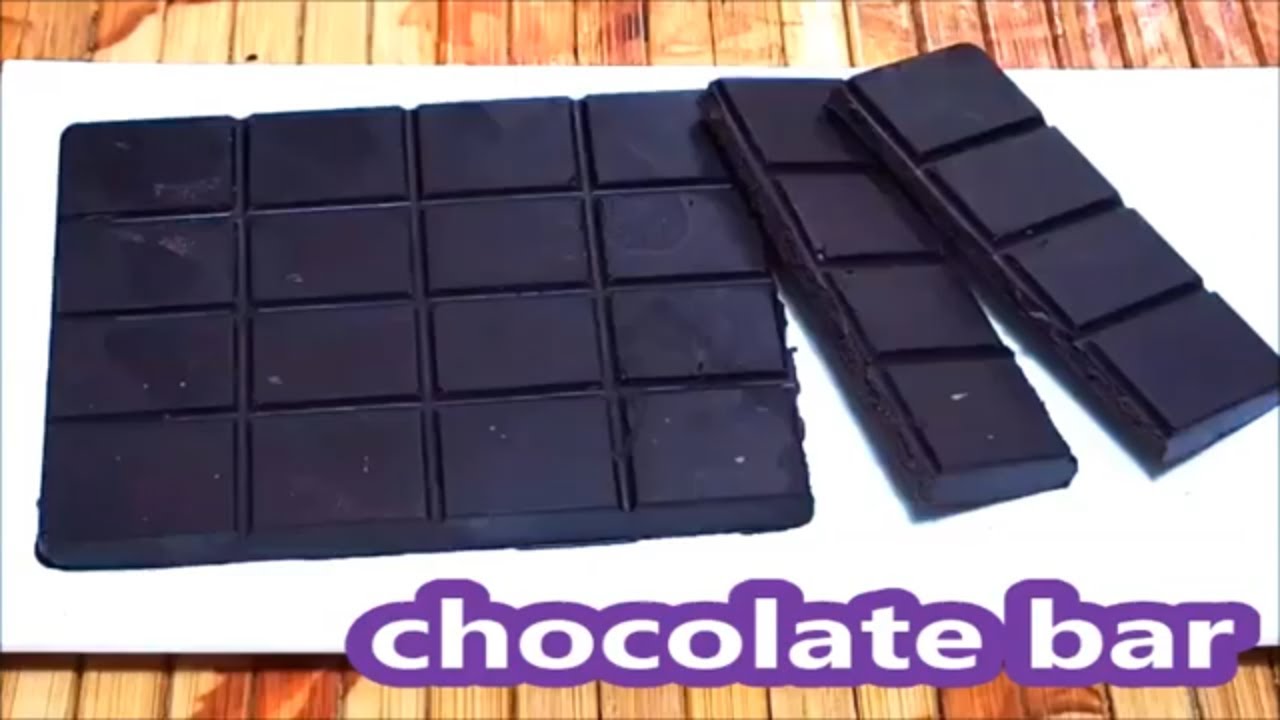 How to make homemade dark chocolate bar with cocoa butter YouTube