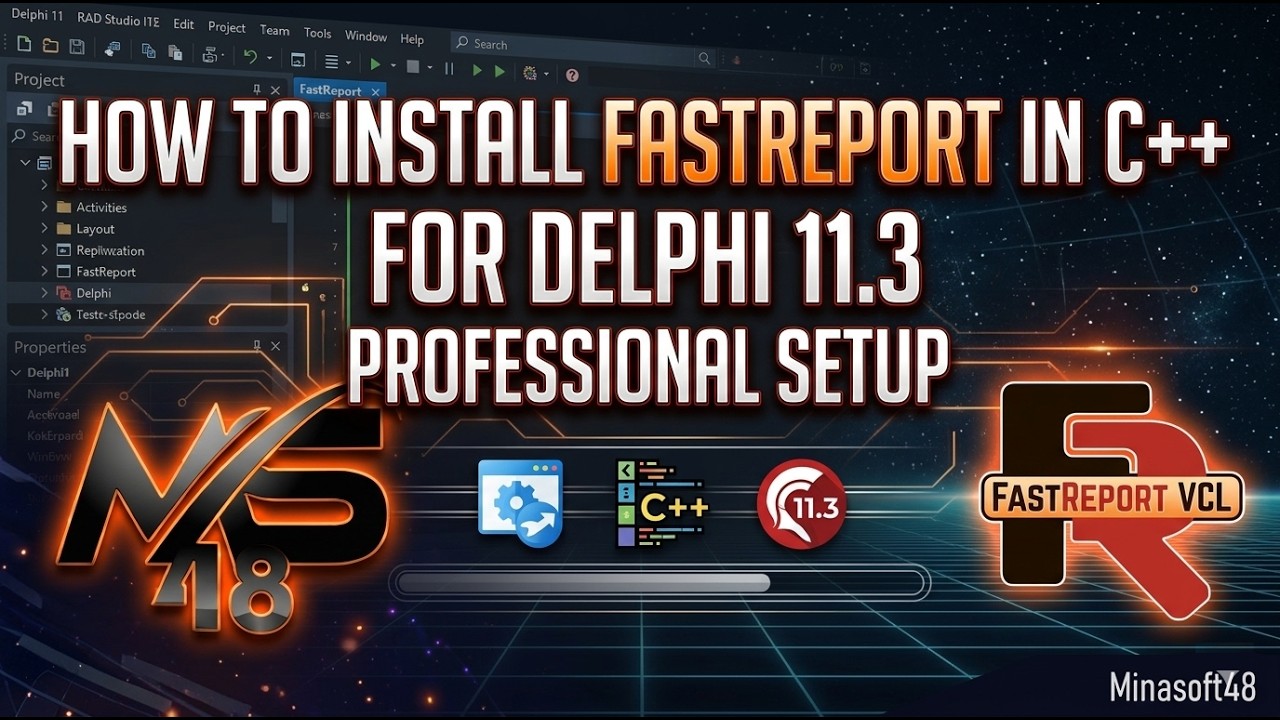 How to Install Fastreport in C++ Delphi - YouTube