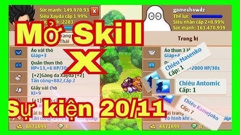 Ngọc Rồng Online | Mở Skill 2 Cho Baby x Chuẩn Bị Nick Cho Sự Kiện 20-11
