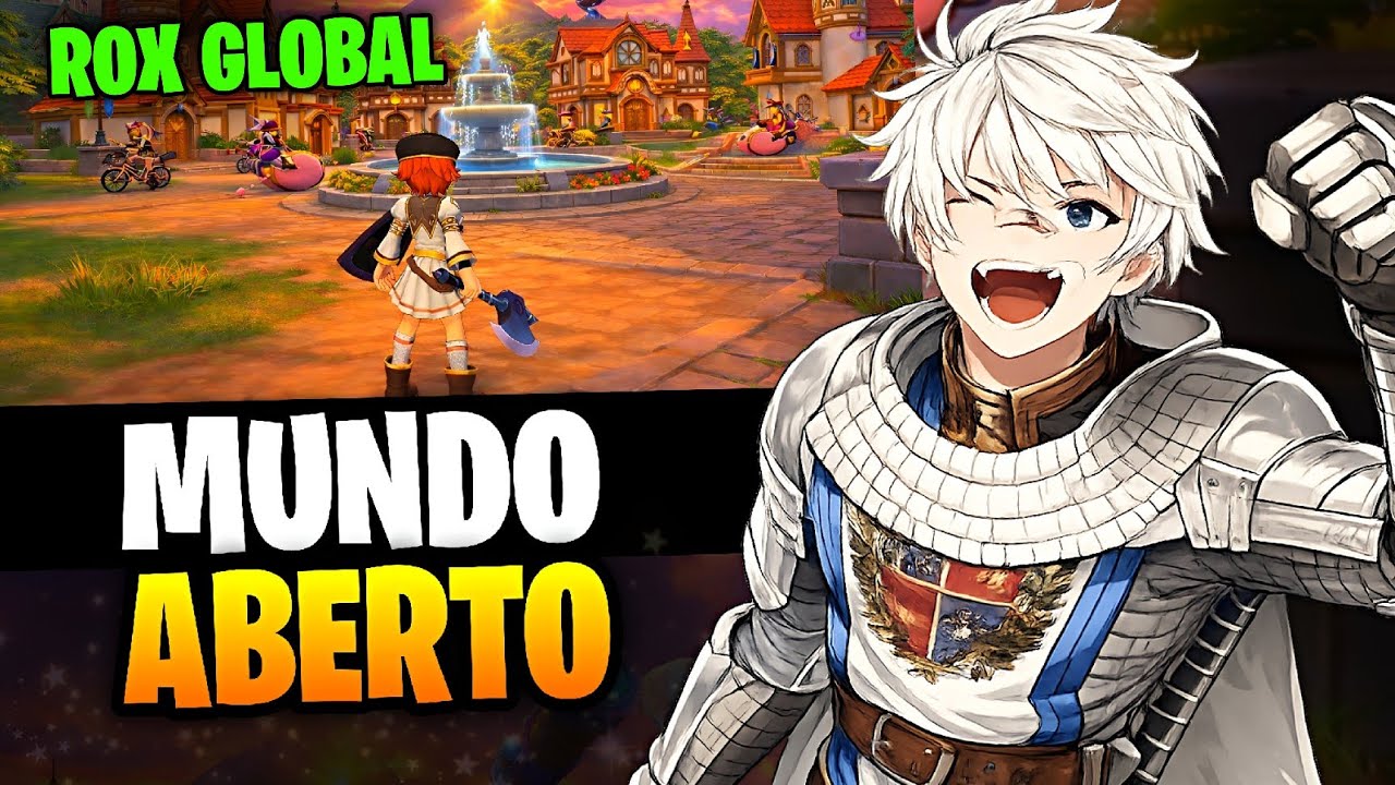 JOGUE AGORA! MMORPG em MUNDO ABERTO para Celular Android - ROX GLOBAL