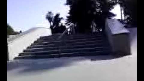 boardslide down 8 stair rail