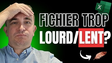 Réduis le poids de tes fichiers Excel (3 astuces simples)