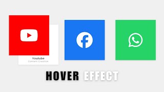 CSS Card Hover Effect | Social Media Card | HTML and CSS