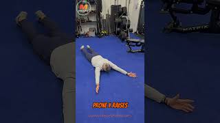 Prone Y Raises