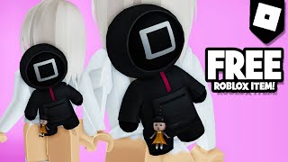 *HURRY* GET THIS *FREE* SQUID GAME GUARD BACKPACK NOW! 😍 ROBLOX FREE UGC