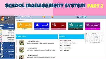 How to Create School Management System in Visual Studio Part 2 User Login Design and Dashboard