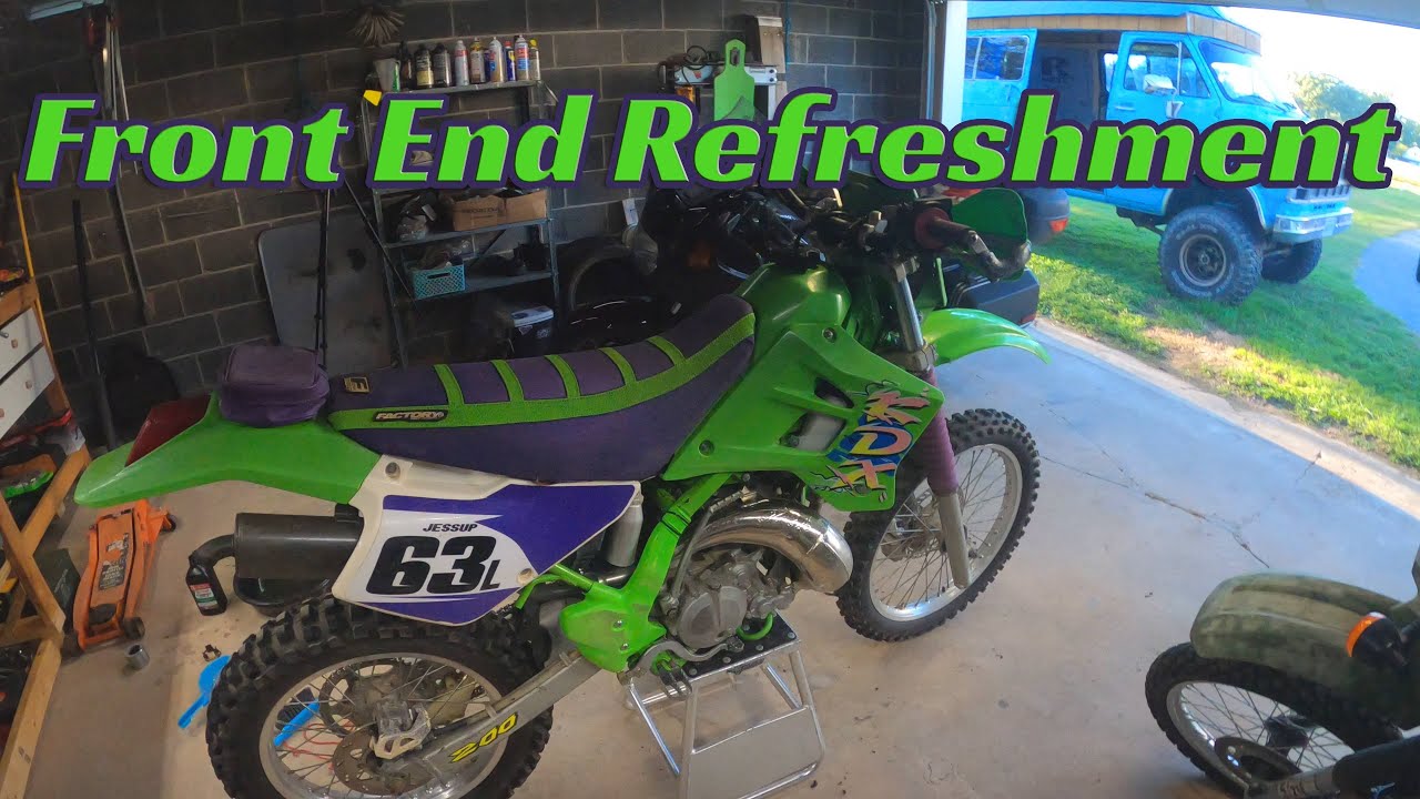 KDX 200 Fork Seals, Handle bar bushings, and more! YouTube