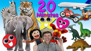 Animals, Transport, Shapes Songs | 20 Minutes | Learn English Kids