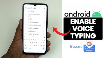 How to Enable Voice typing on GBoard in Android