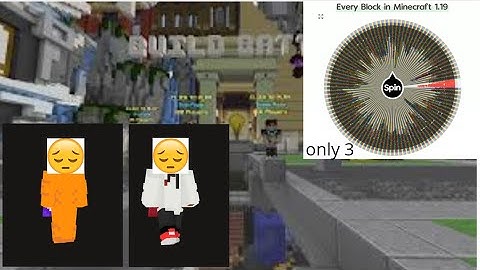 Hypixel build battle but we can only use 3 random minecraft blocks(Ft:Capybara)