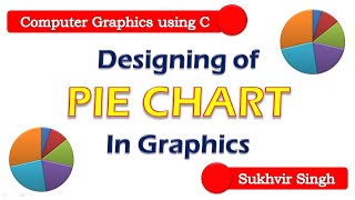 Designing of PIE CHART in Computer Graphics