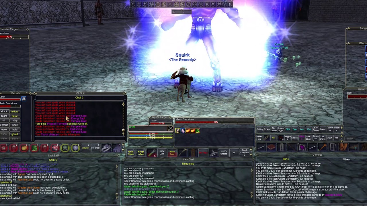 EQ 65 Necro Soloing Gaukr Sandstorm (Bastion of Thunder) YouTube