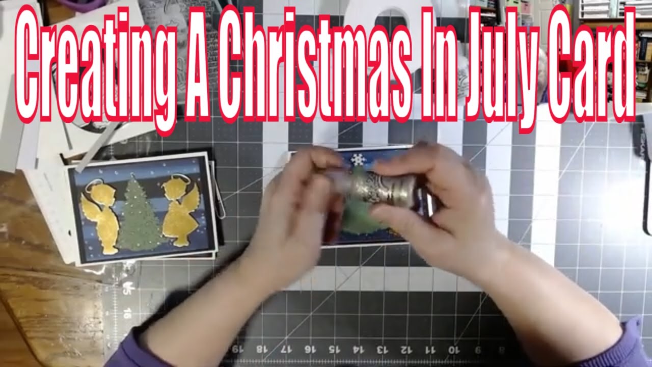 Creating A Christmas In July Card - YouTube