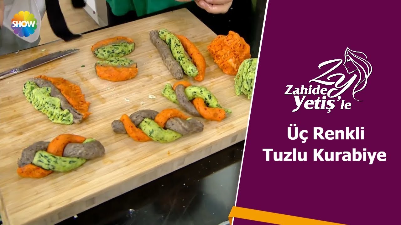 Üç Renkli Tuzlu Kurabiye Tarifi YouTube