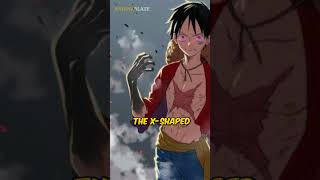 How did Luffy get his "X" Shaped Scar on his Chest in One Piece? #shorts