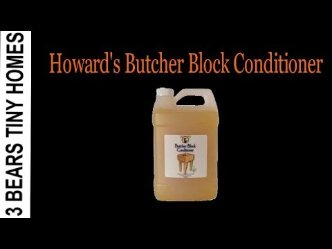 Howard Butcher Block Conditioner - YouTube