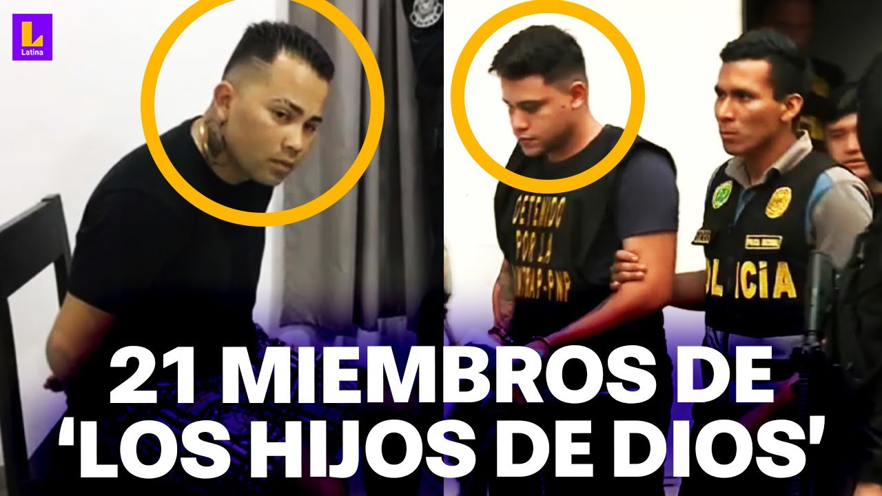 Megaoperativo de la Policía en SJM: Detienen a miembros de 'Los Hijos de Dios' por trata de personas