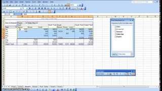 How To Create A Pivot Table In Excel 2003 Part 2