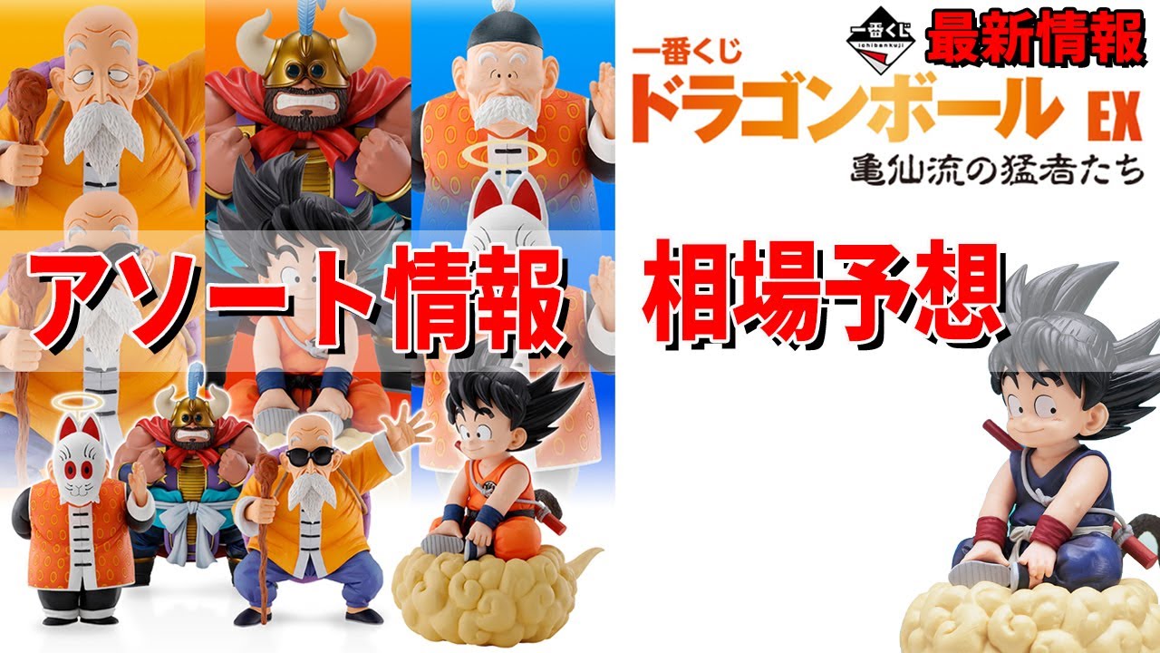 ドラゴンボール】一番くじ ドラゴンボール EX 亀仙流の猛者たち 相場