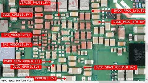 VIVO IQOO Z6X Cpu Voltes In Out Shot Problem Ways Hardware Solution #borneoschematic #gsmstore #born