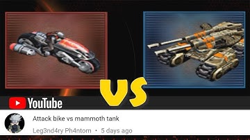 Nod Attack Bike vs GDI Mammoth Tank
