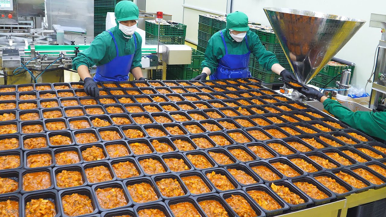 PC방 간편식 인기메뉴~ 닭갈비 덮밥소스 3300개 만들기 대량생산 현장 / Spicy Chicken with Rice - Mass Production