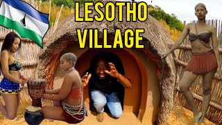 surprise at thaba bosiu cultural village Lesotho.