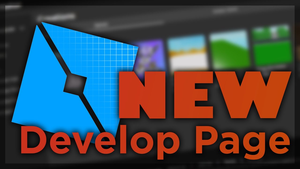 The New Roblox Develop Page Is Here Youtube - www roblox com develop