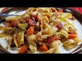 How to make FRIED CABBAGE AND BACON / With Carrots ❤