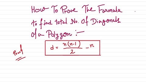 How To Prove Formula Of Diagonals || Polygons || Mathematics || Geometry #viral #mathematics #math