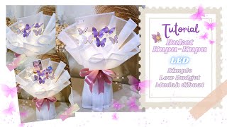 CARA MEMBUAT BUKET KUPU-KUPU LED