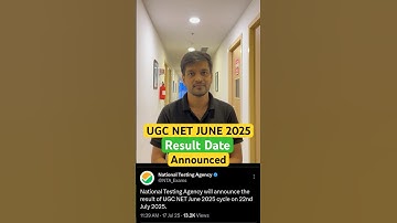 UGC NET JUNE RESULT Announced 2025 #ugcnetadda247 #ugcnetpaper1 #ugcnetresults #ugcnetresult2025
