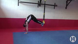 A tutorial on how to perform the atomic pike with suspension straps