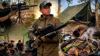 LONG RANGE DOVE HUNTING‼️ Spending The Day Camping & Cooking Our Harvest | FX IMPACT M4