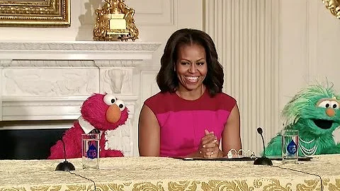 The First Lady, Elmo, and Rosita Partner to Encour...