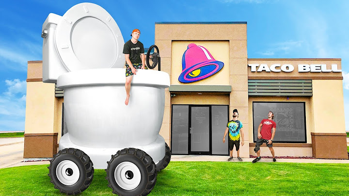 We Drove Worlds Biggest Toilet To Taco Bell