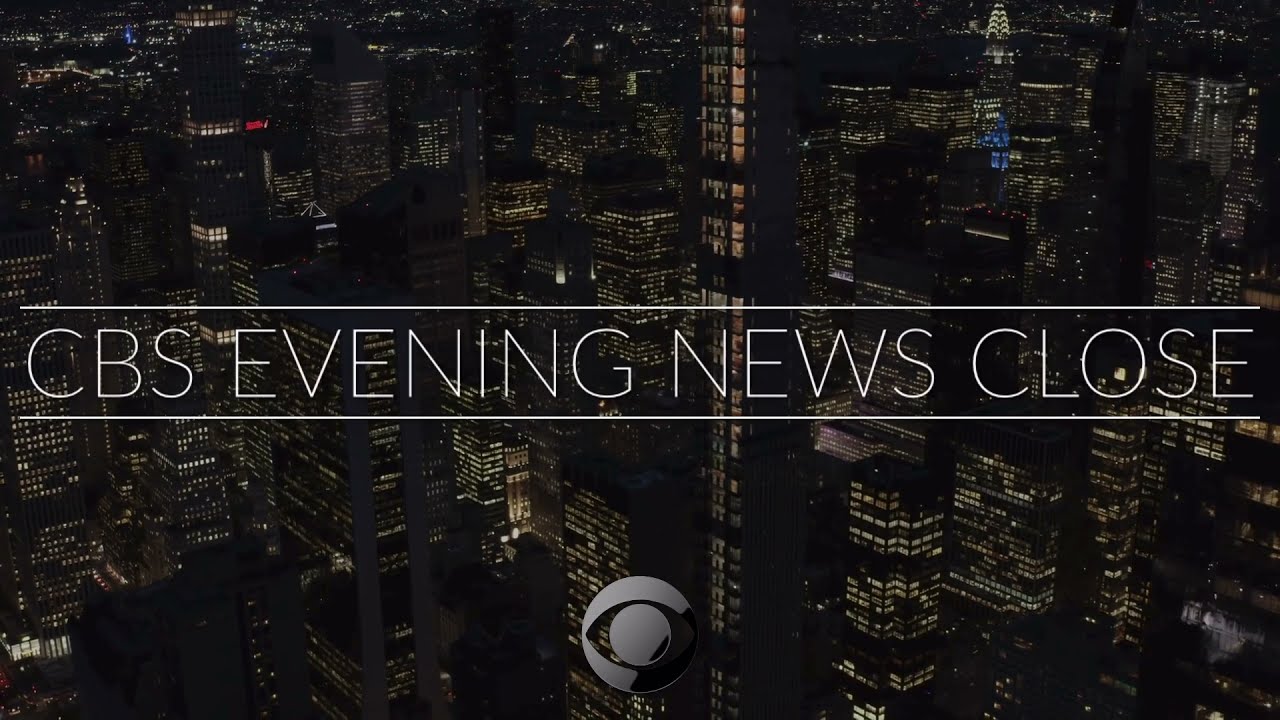 CBS Evening News Long Closing Theme (2006-2011) New York Skyline. Katie Couric.