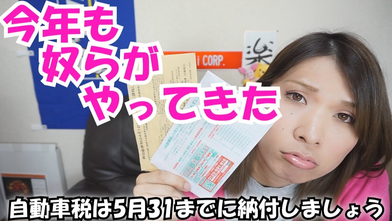 porsche macan 今年もやつらがやってきた / Japanese automobile tax is very high!